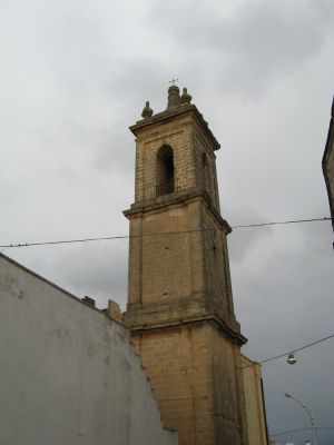 Tutino - Chiesa della Madonna delle Grazie - Uno scorcio del campanile