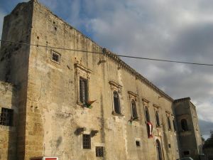 Rione Tutino - Uno scorcio del prospetto frontale del Castello dei Trane del '500