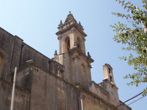 Tricase - piazza Giuseppe Pisanelli - Chiesa di San Domenico - Prospetto laterale - Campanile