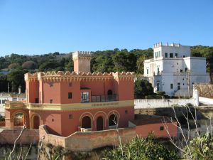 Tricase Porto - Litoranea per Castro - Uno scorcio delle suggestive ville Dell'Abate e Danieli