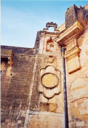 Tricase - piazza Giuseppe Pisanelli - Chiesa Matrice - Abbozzo di campanile