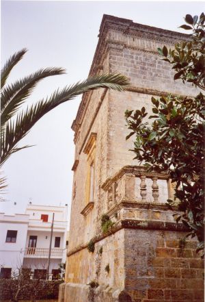 Lucugnano - Uno scorcio del castello degli Alfarano - Capece