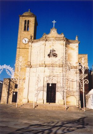 Caprarica - piazza Sant'Andrea - Chiesa di Sant'Andrea - Prospetto frontale