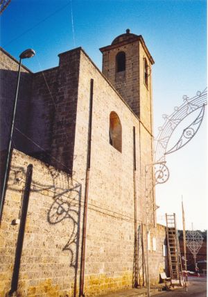 Caprarica - via Caduti del Lavoro - Chiesa di Sant'Andrea - Prospetto laterale
