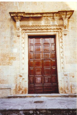 Tricase - Largo Sant'Angelo(1624) - Chiesa di Sant'Angelo - Portale