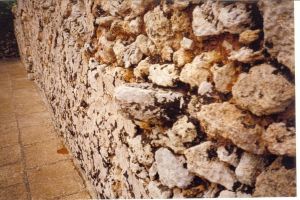 Cripta della Madonna del Gonfalone (IX -XI secolo) - Gancio per legare gli animali sul muro di confine