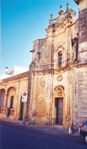 via Garibaldi - Cappella di San Giuseppe - Prospetto frontale