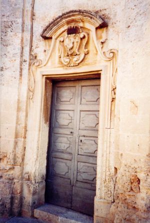 corso Garibaldi - Cappella di San Giuseppe - Prospetto forntale - Portale