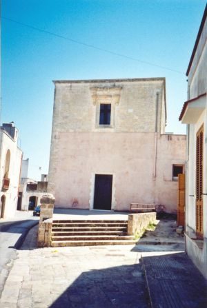 via San Gaetano - Cappella di San Gaentano - Prospetto frontale