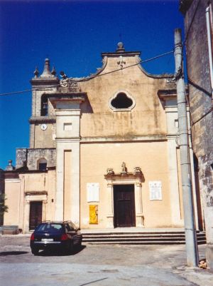 piazza Madonna delle Grazie - Chiesa della Madonna delle Grazie - Prospetto frontale come era prima del restauro