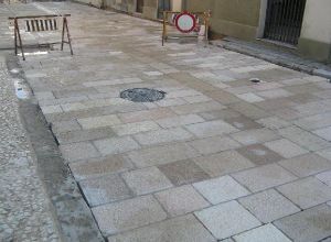Tricase - Lavori di rifacimento pavimentazione in  via Domenico Caputo
