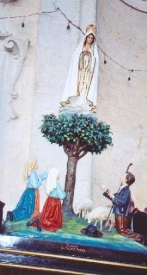Caprarica - 13 ottobre 2006 - Piazza Sant'Andrea - Processione in onore della Madonna di Fatima