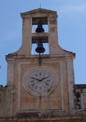 Tricase - piazza Giuseppe Pisanelli - Ex convento dei Domenicani - Campanile ed orologio pubblico