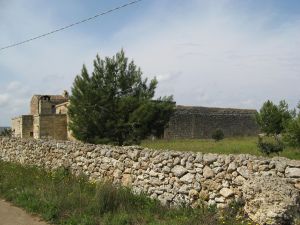 Prospetto laterale di un'antica masseria