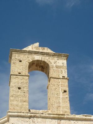 Tricase - via vecchia per Tricase Porto - Chiesa della Madonna di Costantinopoli(1685) - Il campanile