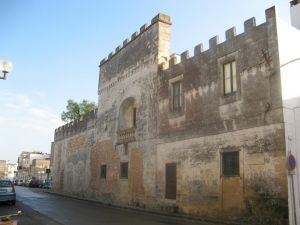 Prospetto laterale del Castello dei Winspeare