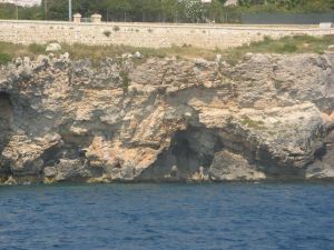 Tricase Porto - Litoranea per Castro - Uno scorcio della costa vista dal mare