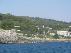 Tricase Porto - Un suggestivo scorcio della costa visto dal mare