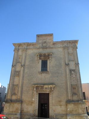 Prospetto frontale della Chiesa di San Michele Arcangelo