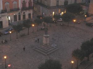 Tricase - piazza Giuseppe Pisanelli vista dall'alto