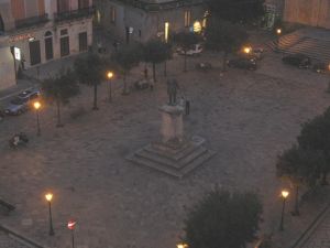 Tricase - Piazza Giuseppe Pisanelli vista dall'alto