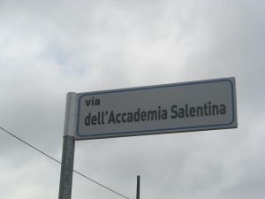 3 aprile 2009 - Lucugnano - Inaugurazione di via dell'Accademia Salentina
