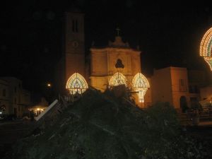 Caprarica - piazza Sant'Andrea - 30 novembre 2007 - Festa del Santo Patrono