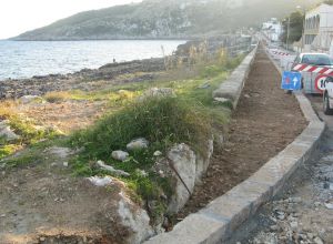 Lavori di riqualificazione lungomare Mirabello nella Marina Serra