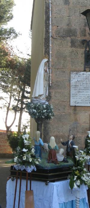 Caprarica - 13 maggio 2009 - Statua della Madonna di Fatima