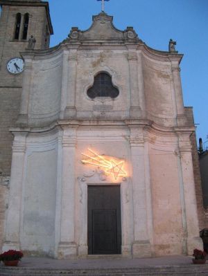 Caprarica del Capo - Piazza Sant'Andrea - Chiesa di Sant'Andrea - Prospetto frontale