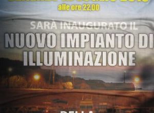 Tricase Porto - 12 luglio 2013 - ore 22 - Inaugurato il nuovo impianto di illuminazione della Piazzetta La Rotonda