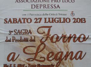 Depressa - Sabato 27 luglio 2013 - via Francesco Saverio Nitti - zona Ficamasciu  - 3^ Sagra dei Prodotti del Forno a Legna