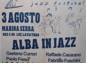 MARINA SERRA - 3 AGOSTO 2014 - ORE 4.00 - LOCALITA' LAVATURU - ALBA IN JAZZ