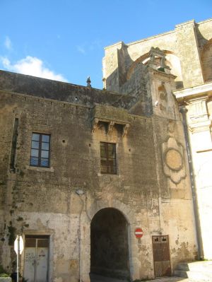 Tricase - Piazza Giuseppe Pisanelli - Uno scorcio della Chiesa Matrice