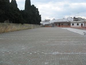 Tricase - Uno scorcio della nuova piazza Caserta.