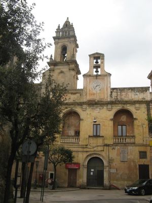 Tricase - piazza Giuseppe Pisanelli - Uno scorcio dell'ex convento dei Domenicani.