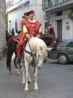 Lucugnano - 15 giugno 2008 - Sfilata in abiti d'epoca medievale promossa dall'Associazione Ippica Sud Salento 