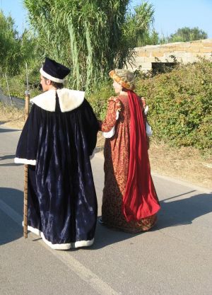 Tricase - 22 giugno 2008 - Sfilata in abiti d'epoca medievale promossa dall'Associazione Ippica Sud Salento 