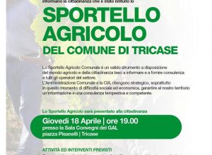 Istituzione Sportello Agricolo del Comune di Tricase - Manifesto 