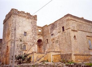 Lucugnano - Uno scorcio del Castello degli Alfarano - Capece