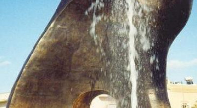 Tricase - piazza Cappuccini - Uno scorcio della fontana