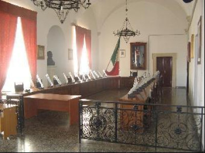 Tricase -piazza Giuseppe Pisanelli - Palazzo Gallone - Sala Consiliare