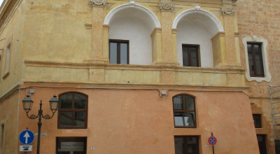 FOTO LAVORI RESTAURO EX CONVENTO DEI DOMENICANI - PROSPETTO SU VIA SANTO SPIRITO