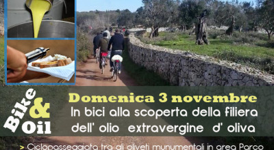 DOMENICA 3 NOVEMBRE 2013 IN BICI ALLA SCOPERTA DELLE FILIERA DELL'OLIO EXTRAV...