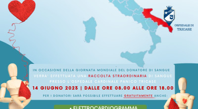 GIORNATA MONDIALE DEL DONATORE DI SANGUE 14 GIUGNO 2023