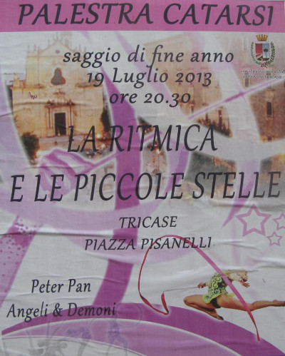 Tricase - Venerdì 19 luglio 2013 - ore 20.30 - piazza Giuseppe Pisanel...