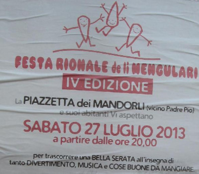 Tricase - Sabato 27 luglio 2013 - ore 20.00 -  Piazzetta dei Mandorli - IV ED...