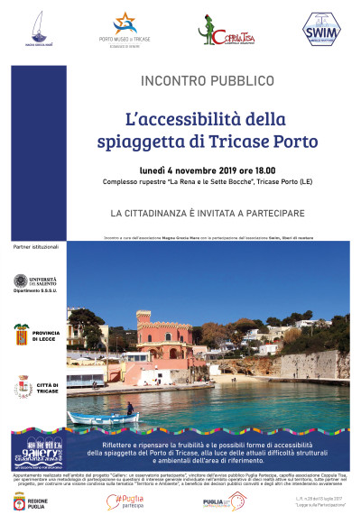 TRICASE PORTO - 4 NOVEMBRE 2019 - ORE 18.00 - COMPLESSO RUPESTRE LA REN...