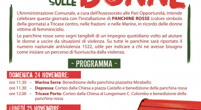 25 NOVEMBRE 2019  GIORNATA INTERNAZIONALE  CONTRO LA VIOLENZA SULLE DONNE