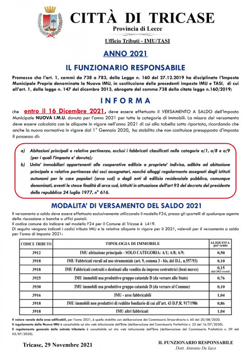 I.M.U. 2021
